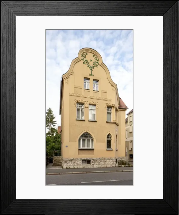 Framed Print : Jugendtil Villa, Triererstrasse 65, Weimar, Germany, (c1905), 2018. Artist: Alan John Ainsworth Framed Print : Jugendtil Villa, Triererstrasse 65, Weimar, Germany, (c1905), 2018. Artist: Alan John Ainsworth