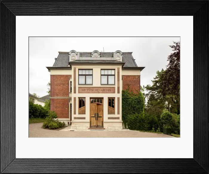 Framed Print : Nietzsche Archive, Humboldstrasse 36, Weimar, Germany, (1903), 2018. Artist: Alan John Ainsworth Framed Print : Nietzsche Archive, Humboldstrasse 36, Weimar, Germany, (1903), 2018. Artist: Alan John Ainsworth