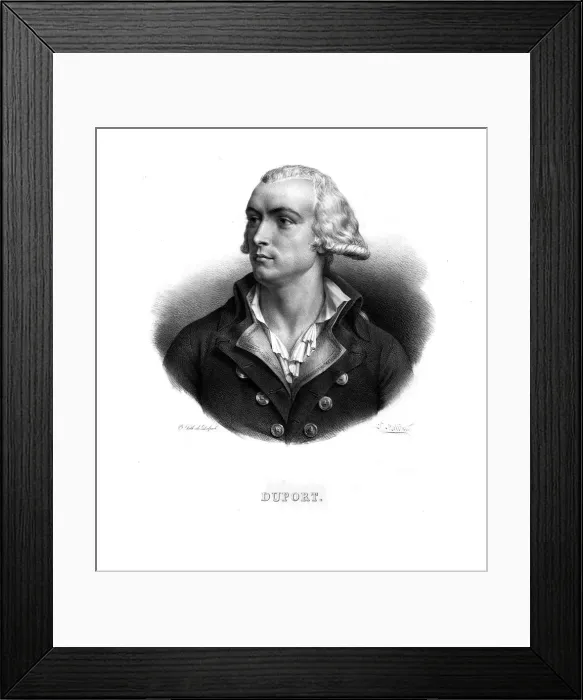 Framed Print : Adrien Duport, (c1820s). Artist: Zephirin Felix Jean Marius Belliard Framed Print : Adrien Duport, (c1820s). Artist: Zephirin Felix Jean Marius Belliard