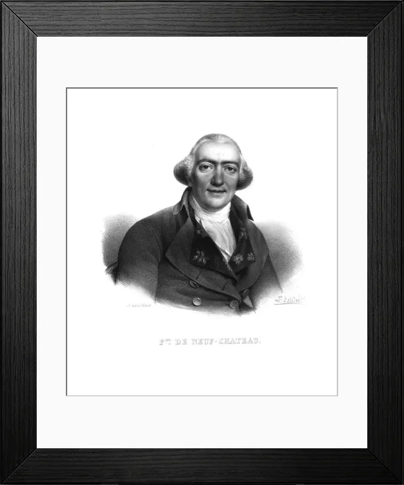 Framed Print : Francois de Neuf-Chateau, (c1820s). Artist: Zephirin Felix Jean Marius Belliard Framed Print : Francois de Neuf-Chateau, (c1820s). Artist: Zephirin Felix Jean Marius Belliard