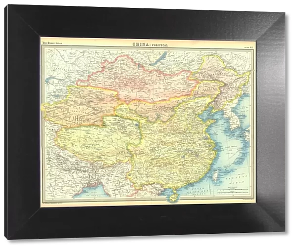 Political map of China