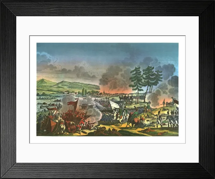 Framed Print : Battle of Friedland, 14 June 1807, (c1850). Artist: Francois Pigeot Framed Print : Battle of Friedland, 14 June 1807, (c1850). Artist: Francois Pigeot