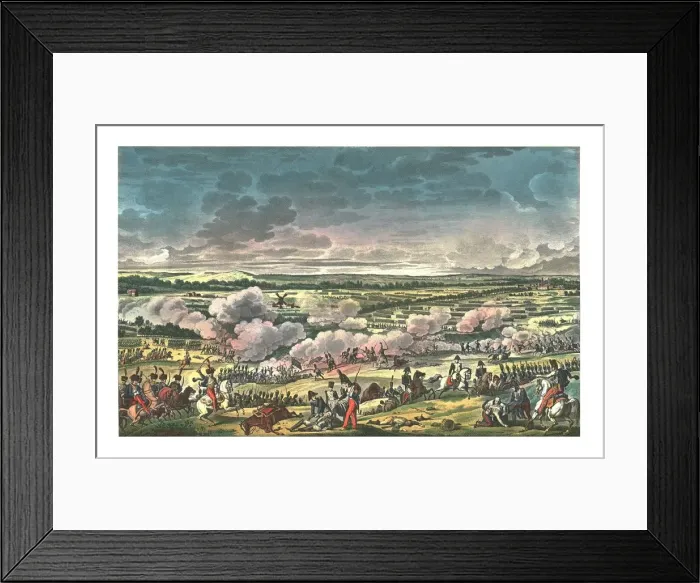 Framed Print : Battle of Mont-Saint-Jean, known as Waterloo, 18 June 1815, (c1850)