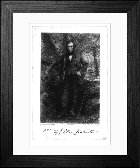 Framed Print : Allan Robertson, c1850. Artist: Schenck & McFarlane Framed Print : Allan Robertson, c1850. Artist: Schenck & McFarlane