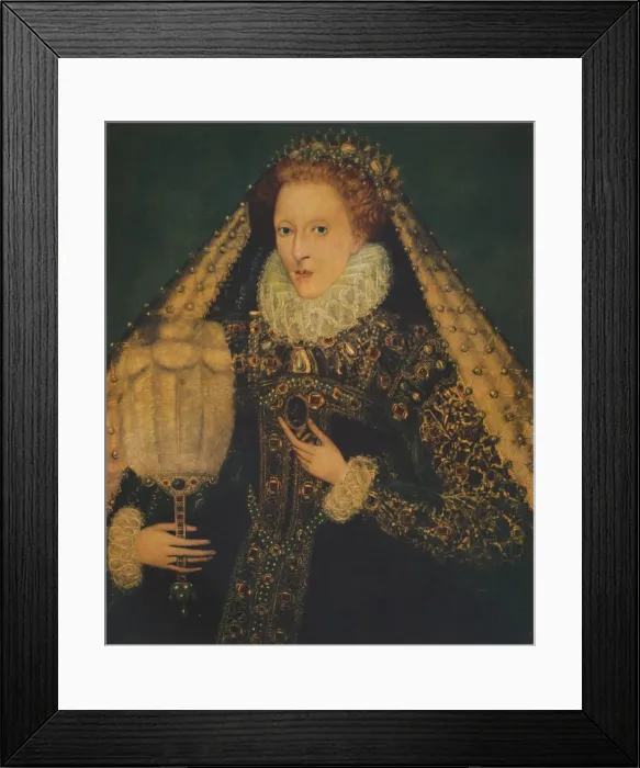 Framed Print : Queen Elizabeth I, c1580. (1941) Framed Print : Queen Elizabeth I, c1580. (1941)