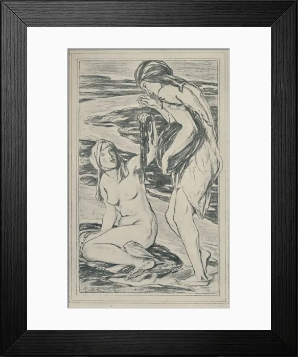 Framed Print : The Tidal River, 1919. Artist: Charles Shannon Framed Print : The Tidal River, 1919. Artist: Charles Shannon
