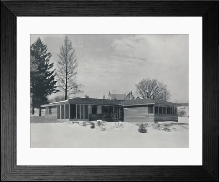Framed Print : House at Madison, Wis. By William Kaeser, 1942 Framed Print : House at Madison, Wis. By William Kaeser, 1942