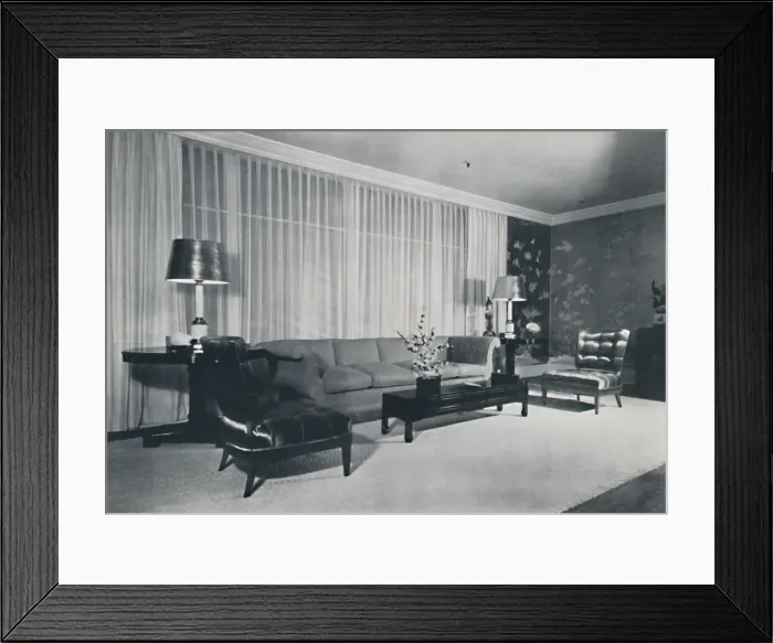 Framed Print : A room arranged by Lord & Taylor of New York, 1942 Framed Print : A room arranged by Lord & Taylor of New York, 1942