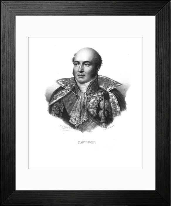 Framed Print : Louis Nicolas d Avout, (c1830). Artist: Zephirin Felix Jean Marius Belliard Framed Print : Louis Nicolas d Avout, (c1830). Artist: Zephirin Felix Jean Marius Belliard