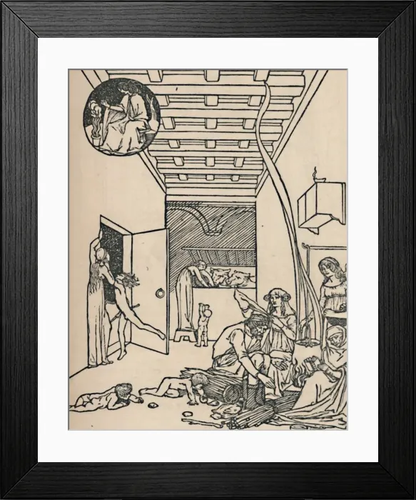 Framed Print : Winter, 1919. Artist: Charless Ricketts Framed Print : Winter, 1919. Artist: Charless Ricketts