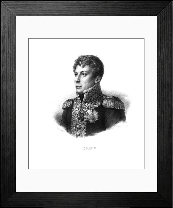 Framed Print : Geraud Duroc, (c1820s). Artist: Zephirin Felix Jean Marius Belliard Framed Print : Geraud Duroc, (c1820s). Artist: Zephirin Felix Jean Marius Belliard
