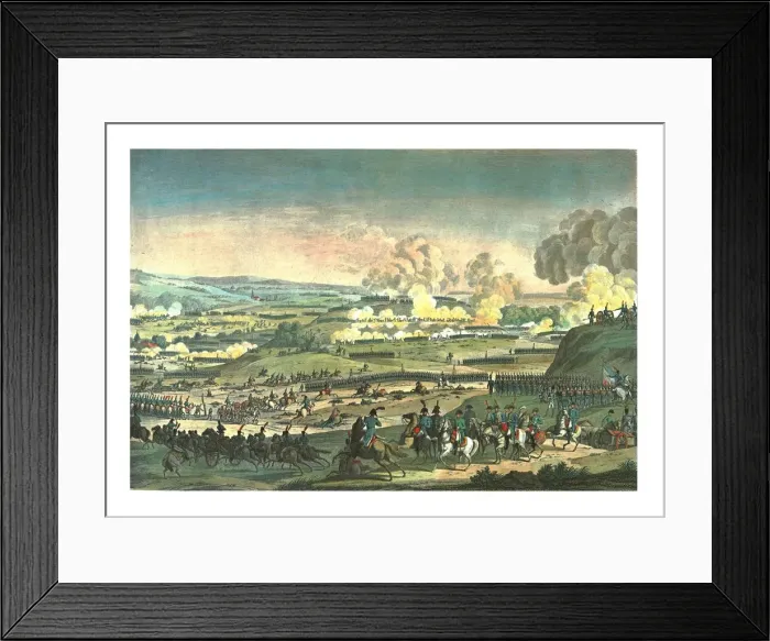 Framed Print : Battle near Jena, 14 October 1806, (c1850). Artist: Edme Bovinet Framed Print : Battle near Jena, 14 October 1806, (c1850). Artist: Edme Bovinet