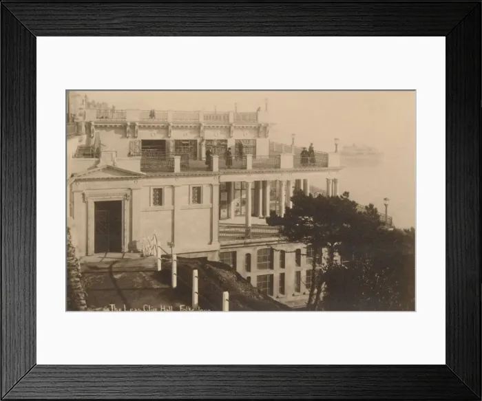Framed Print : The Leas Cliff Hall, Folkestone, late 19th-early 20th century Framed Print : The Leas Cliff Hall, Folkestone, late 19th-early 20th century