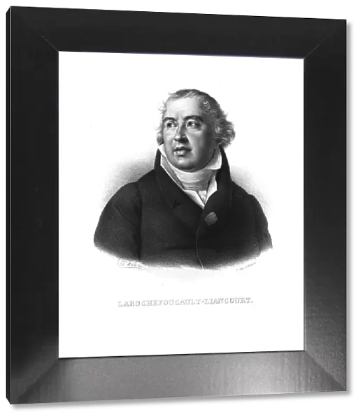 Francois Alexandre Frederic, duc de la Rochefoucauld-Liancourt, (c1820s)