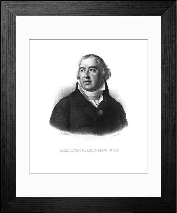 Framed Print : Francois Alexandre Frederic, duc de la Rochefoucauld-Liancourt, (c1820s) Framed Print : Francois Alexandre Frederic, duc de la Rochefoucauld-Liancourt, (c1820s)