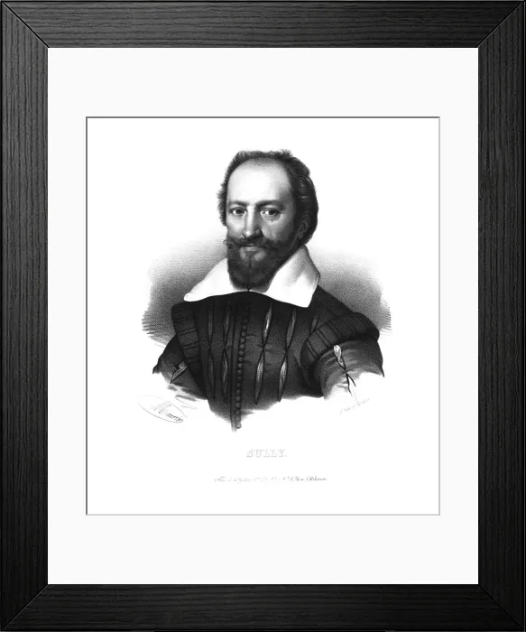 Framed Print : Maximilien de Bethune, Duke of Sully, (c1820s). Artist: Maurin Framed Print : Maximilien de Bethune, Duke of Sully, (c1820s). Artist: Maurin