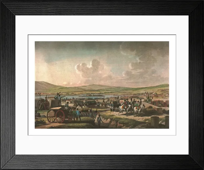 Framed Print : Napoleon visiting the siege works at Danzig led by Marshal Lefebvre, 9 May 1807, (c1850) Framed Print : Napoleon visiting the siege works at Danzig led by Marshal Lefebvre, 9 May 1807, (c1850)