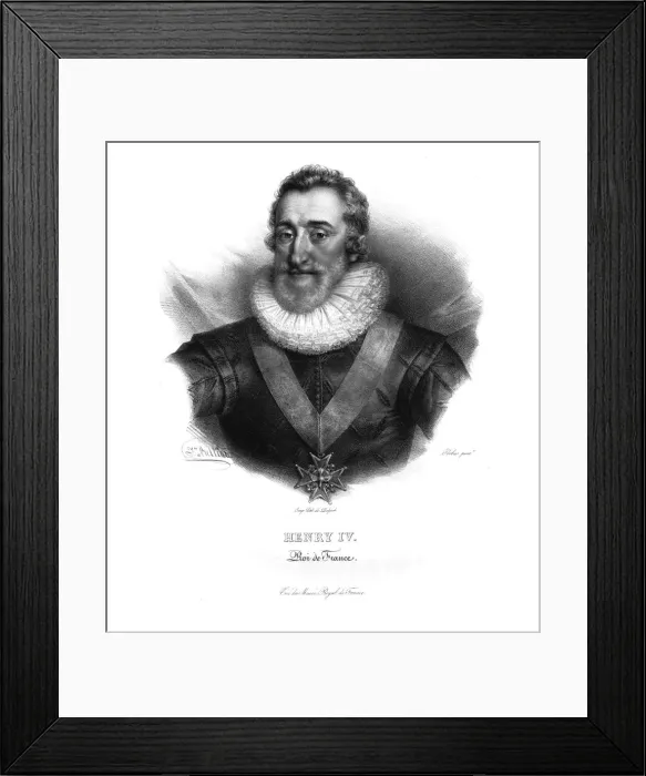 Framed Print : King Henry IV of France, (c1820s). Artist: Zephirin Felix Jean Marius Belliard Framed Print : King Henry IV of France, (c1820s). Artist: Zephirin Felix Jean Marius Belliard