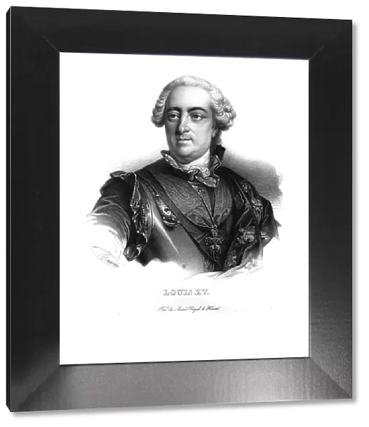 Louis XV, King of France, (c1820s). Artist: Maurin