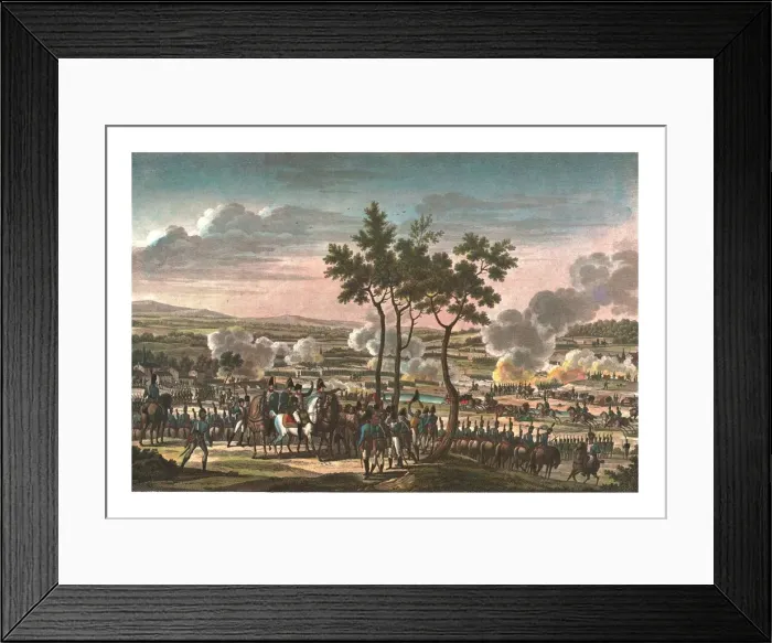 Framed Print : Battle of Abensberg, 20 April 1809, (c1850). Artist: Edme Bovinet Framed Print : Battle of Abensberg, 20 April 1809, (c1850). Artist: Edme Bovinet