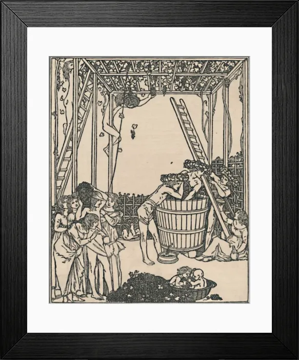 Framed Print : The Vintage, 1919. Artist: Charles Shannon Framed Print : The Vintage, 1919. Artist: Charles Shannon