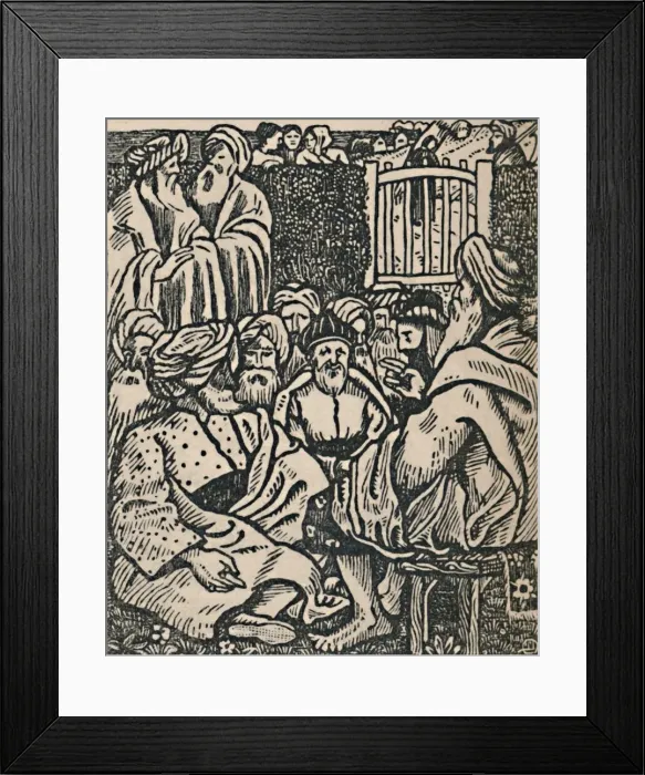 Framed Print : The Meeting of the Elders, 1919. Artist: Lucien Pissarro Framed Print : The Meeting of the Elders, 1919. Artist: Lucien Pissarro
