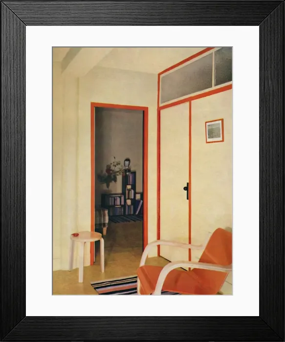 Framed Print : The entrance hall to Dr. H. J. Modreys flat at Highfield Court, 1936 Framed Print : The entrance hall to Dr. H. J. Modreys flat at Highfield Court, 1936