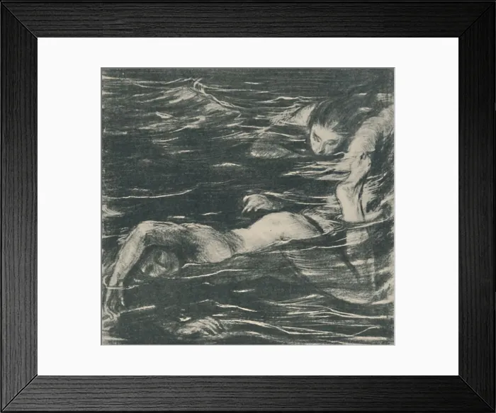 Framed Print : The Pursuit, 1919. Artist: Charles Shannon Framed Print : The Pursuit, 1919. Artist: Charles Shannon