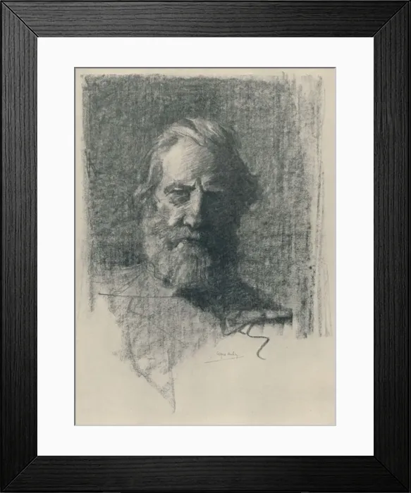 Framed Print : A Portrait Study, 1919. Artist: Alfred Hartley Framed Print : A Portrait Study, 1919. Artist: Alfred Hartley