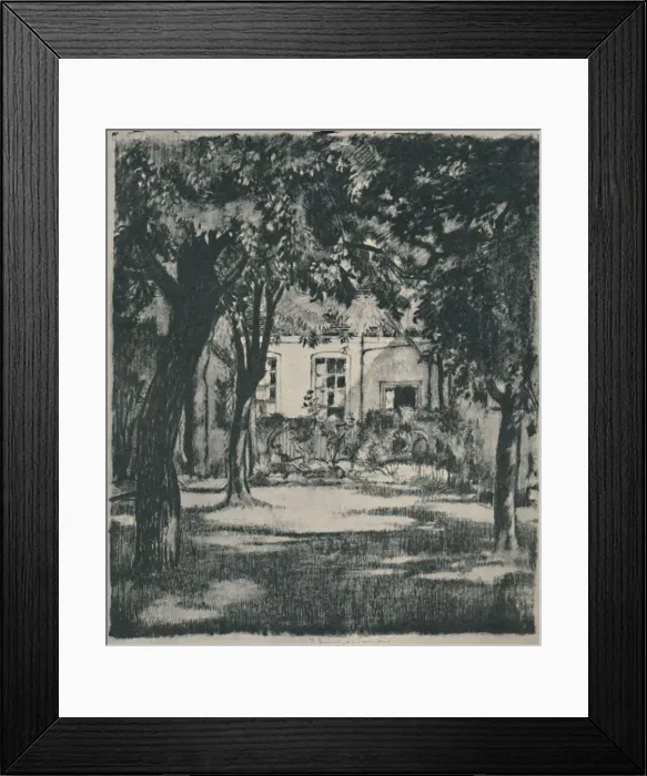 Framed Print : The Garden, 1919. Artist: Francis Ernest Jackson Framed Print : The Garden, 1919. Artist: Francis Ernest Jackson