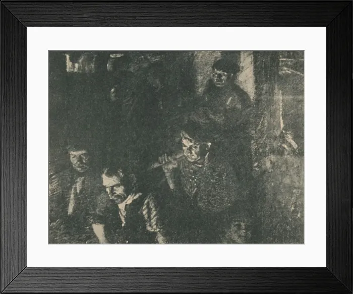 Framed Print : The Burst Pipe, 1919. Artist: Daniel Albert Veresmith Framed Print : The Burst Pipe, 1919. Artist: Daniel Albert Veresmith