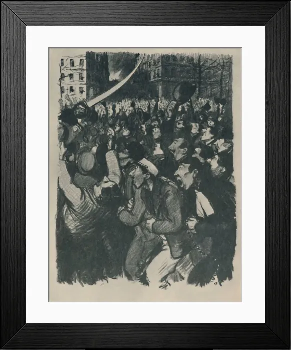 Framed Print : Les Moutons De Boisdeffre, c1898, (1919). Artist: Theophile Alexandre Steinlen Framed Print : Les Moutons De Boisdeffre, c1898, (1919). Artist: Theophile Alexandre Steinlen
