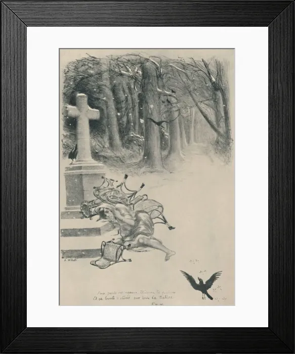 Framed Print : La Cigale, 1919. Artist: Adolphe Willette Framed Print : La Cigale, 1919. Artist: Adolphe Willette