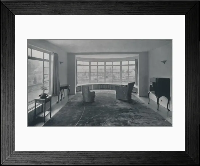 Framed Print : House at Burn Bridge by The Late John Procter, F. R. I. B. A. 1942 Framed Print : House at Burn Bridge by The Late John Procter, F. R. I. B. A. 1942
