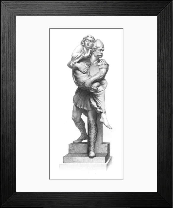 Framed Print : Hereward The Wake, c1893. Artist: HC Balding Framed Print : Hereward The Wake, c1893. Artist: HC Balding