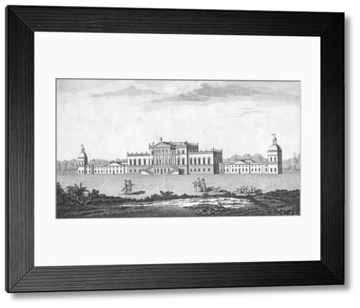 Framed Print : Wentworth Woodhouse, Yorkshire, c1780 Framed Print : Wentworth Woodhouse, Yorkshire, c1780