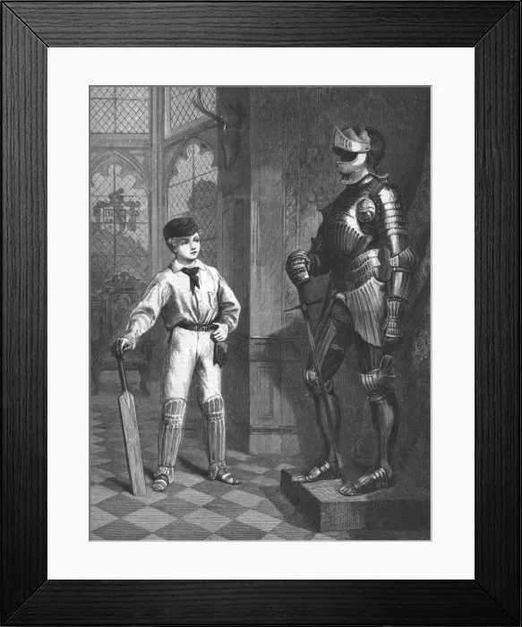 Framed Print : What a jolly Wicket Keeper he would make, 1875 Framed Print : What a jolly Wicket Keeper he would make, 1875