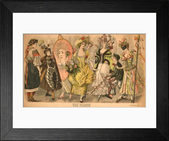 Framed Print : The Season, 1895 Framed Print : The Season, 1895