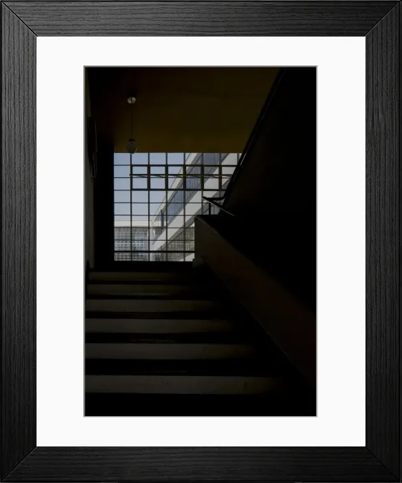 Framed Print : The Bauhaus building, Dessau, Germany, 2018. Artist: Alan John Ainsworth Framed Print : The Bauhaus building, Dessau, Germany, 2018. Artist: Alan John Ainsworth