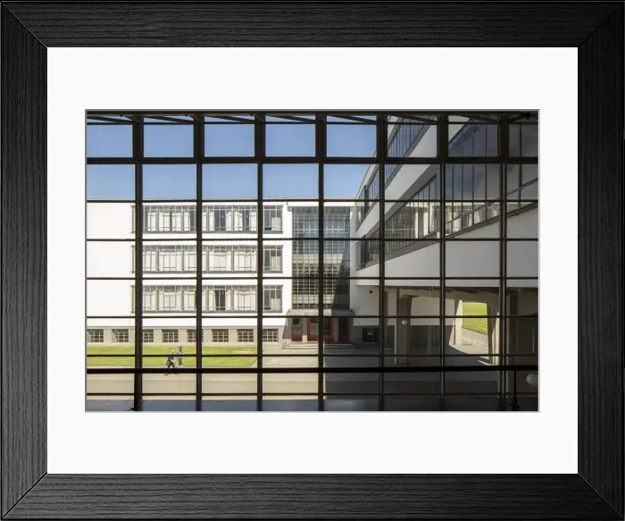 Framed Print : The Bauhaus building, Dessau, Germany, 2018. Artist: Alan John Ainsworth Framed Print : The Bauhaus building, Dessau, Germany, 2018. Artist: Alan John Ainsworth