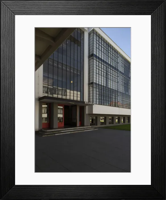 Framed Print : The Bauhaus building, Dessau, Germany, 2018. Artist: Alan John Ainsworth Framed Print : The Bauhaus building, Dessau, Germany, 2018. Artist: Alan John Ainsworth