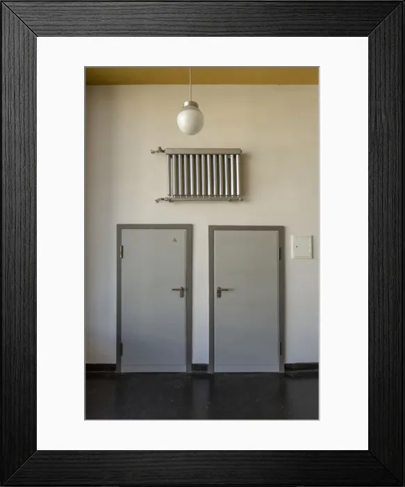 Framed Print : The Bauhaus building, Dessau, Germany, 2018. Artist: Alan John Ainsworth