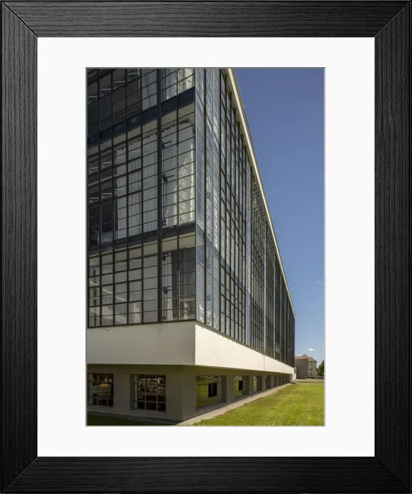 Framed Print : The Bauhaus building, Dessau, Germany, 2018. Artist: Alan John Ainsworth Framed Print : The Bauhaus building, Dessau, Germany, 2018. Artist: Alan John Ainsworth