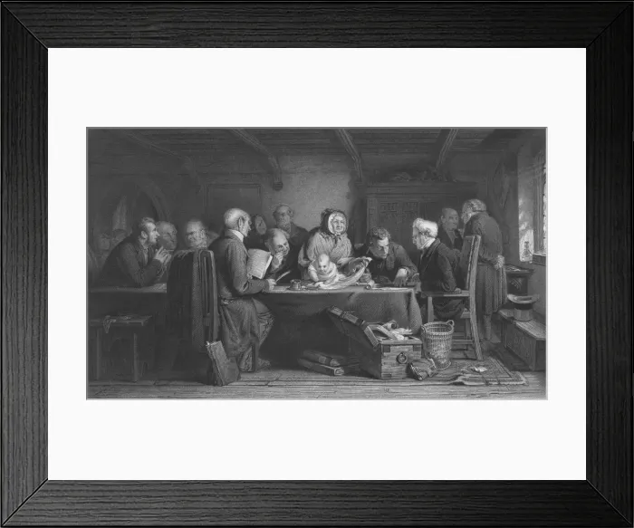 Framed Print : The Foundling, c1869. Artist: P Lightfoot Framed Print : The Foundling, c1869. Artist: P Lightfoot