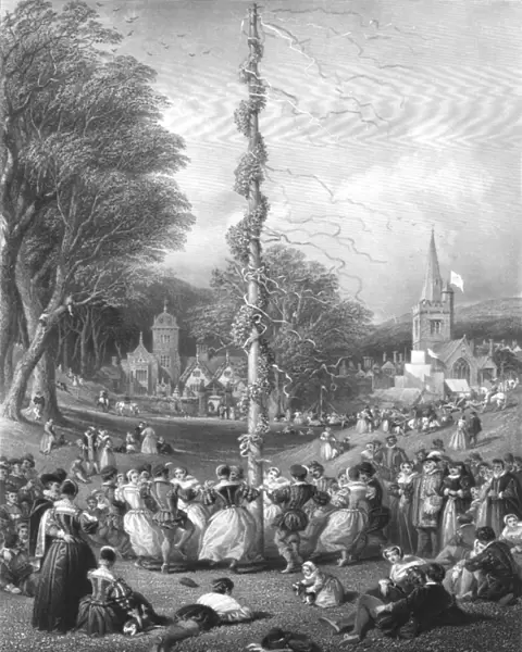 The May-pole, 1866. Artist: Charles Cousen