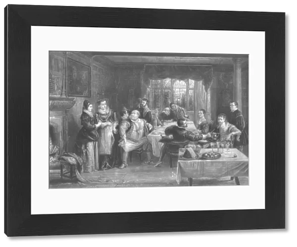 Falstaff and His Friends, 1868. Artist: William Greatbach