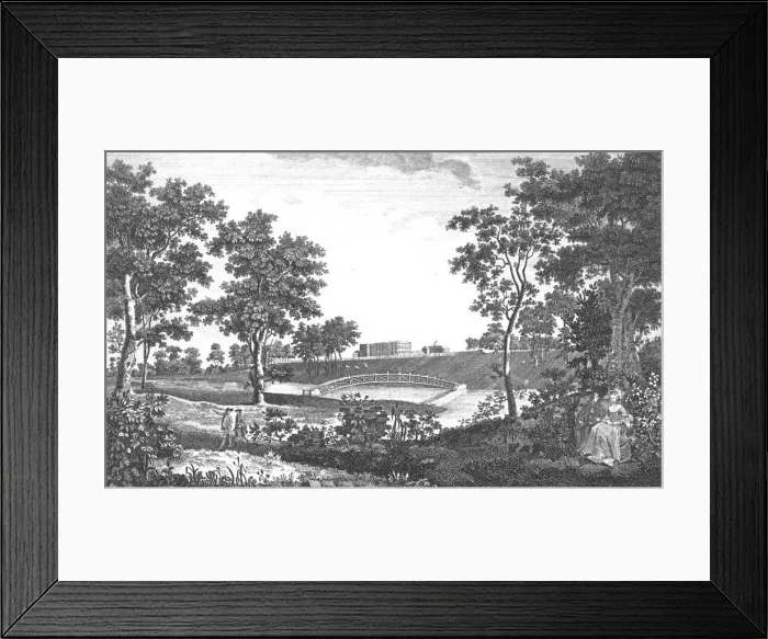Framed Print : Ditchley, Oxfordshire, c1779 Framed Print : Ditchley, Oxfordshire, c1779