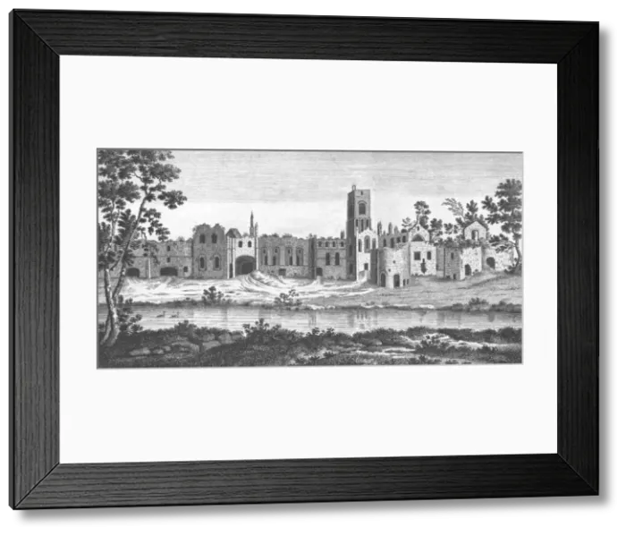 Framed Print : Kirkstall Abbey, Leeds, West Yorkshire, 18th century