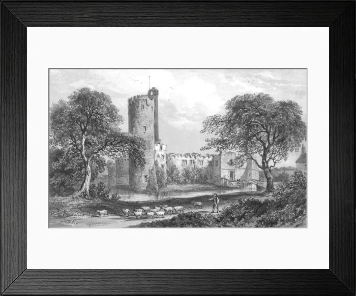 Framed Print : Caister Castle, near Great Yarmouth, Norfolk, c1840. Artist: Newman & Co Framed Print : Caister Castle, near Great Yarmouth, Norfolk, c1840. Artist: Newman & Co