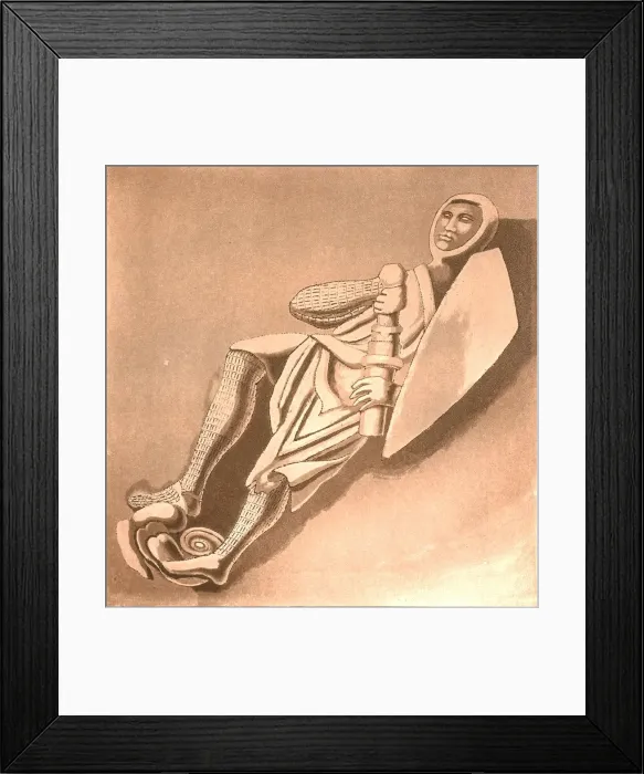 Framed Print : A Knight Templar